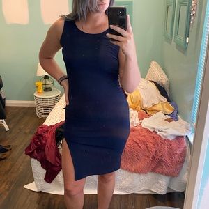 Body con, knee length dress